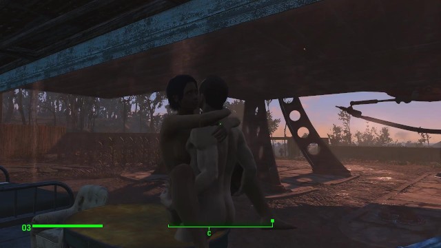 Brothel with glass windows. The Work of Prostitutes in Fallout 4  Porno game, lesbian strapon