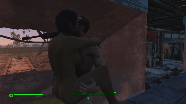 Brothel with glass windows. The Work of Prostitutes in Fallout 4  Porno game, lesbian strapon