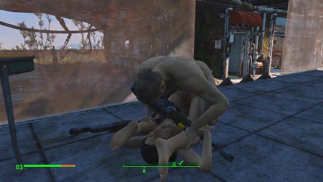 Brothel with glass windows. The Work of Prostitutes in Fallout 4  Porno game, lesbian strapon