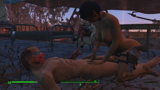 Brothel with glass windows. The Work of Prostitutes in Fallout 4  Porno game, lesbian strapon