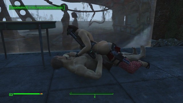 Brothel with glass windows. The Work of Prostitutes in Fallout 4  Porno game, lesbian strapon