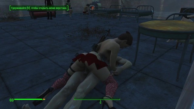 Brothel with glass windows. The Work of Prostitutes in Fallout 4  Porno game, lesbian strapon