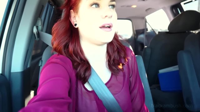Hot 18 yo Redhead Jules Is Dark Dicked In Parking Lot By A Big Black Cock! 6