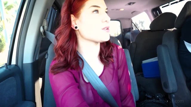 Hot 18 yo Redhead Jules Is Dark Dicked In Parking Lot By A Big Black Cock! 6