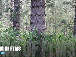 Hd: Risky Jerk Off In Forest - Ftm Transman Cums In The Woods… (Not Caught)