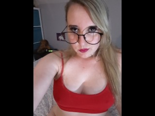 SELFIE JOI Hot blonde Mistress Alice DIRTY TALKS_for your cum