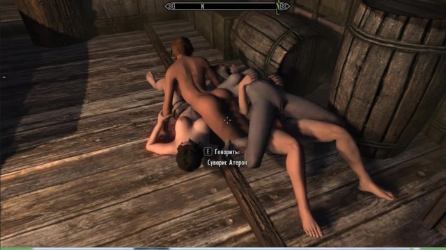 Lesbian Orgy In The Castle Palace!  Skyrim sex mods, Porno Game 3d