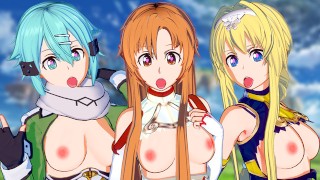 Ffm Harem Hentai Ultimate Sword Art Online