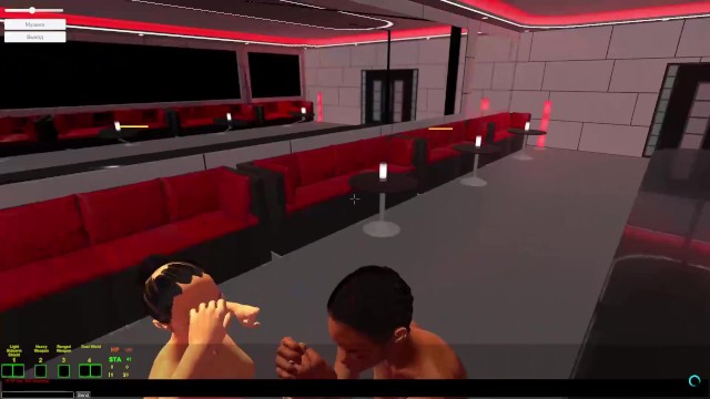 Porn game 3d fight in a strip club