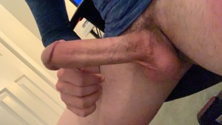 Masturbate 8 INCH DICK SOLO MALE MASTURBATION MUSCLE STUDY QUICK AND INTENSE MORNING JERK OFF IN BED
