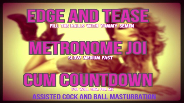 Cock and Balls JOI Metronome SLOW MEDIUM FAST 14
