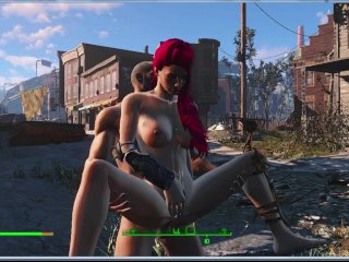 Red-Haired Alice. Sex Adventure Of A Beautiful Girl In The Fallout 4 World Porno Game