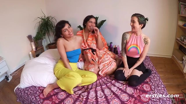 Real Amateur Lesbian Threesome Party