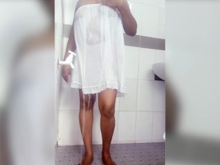 Sri Lankan Sexy Bath With Under Skirt යට සායක් ඇදන් නාන ශානි අම්මො ඒ ආර්තල් එක