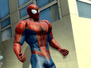 Spidermans Muscle And Cock Growth