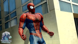 Muscle And Crotch Development In Spiderman
