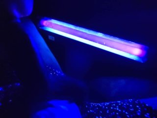 Nasty Talk with Sexy_Moaning Cumshots - Black Light
