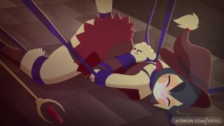 Furry Animation Of Cat Fight