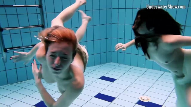 Andrejka and Anetta underwater hot lesbians