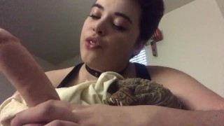 Gay Femboy Fantasizes About Throating Real Cock
