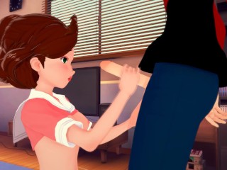 Iron Giant - Annie Hughes creampie - 3D Hentai