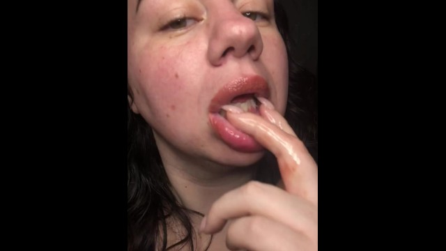 Fetish;Verified Amateurs;Solo Female;Vertical Video kink, lipstick, lipstick-fetish, mouth, big-lips, lipgloss, glossy, ginger, kiss, spit, kissing, tongue, suck