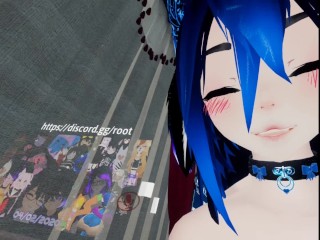 Amateur_Long distance sex, Getting dommed_with Lovense in VRchat