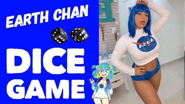 Cosplay Girl Earth Chan Dirty Talk - DICE GAME - Riding on Dildo Cumming on  Boobs and Mouth - Pornhub.com
