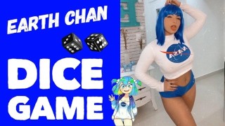 Riding On Dildo Cumming On Boobs And Mouth Cosplay Girl Earth Chan Dirty Talk DICE GAME