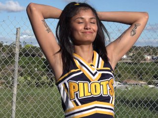4K Cheerleader Armpits *Real Life Cheerleader*