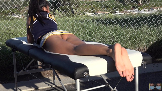 Teen Cheerleader Soles - Public Voyeur Sunbathing ~ Cheerleader , Feet, no Panties' - Pornhub.com