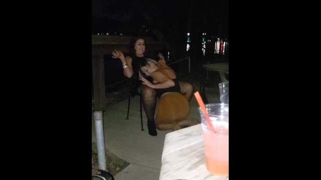 Kate gets birthday lap dance from a friend