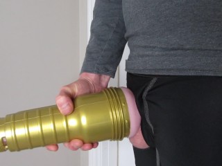 Babygirl Gets Tight PussyFucked By Dirty Talking_Daddy - Cum All Over Tight Bold Pussy - Fleshlight