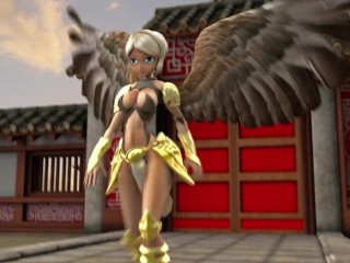 Angel intro for Hentai Fighter XXX Game