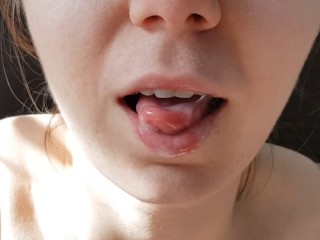 Mouth teen cum Shocked sister