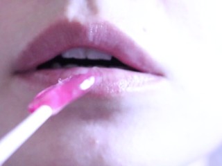 Candy_crash Sweet lollypop from pussy to mouth