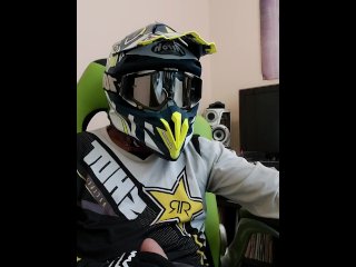 Wank Jerk Off Cum In Mx Motocross Gear
