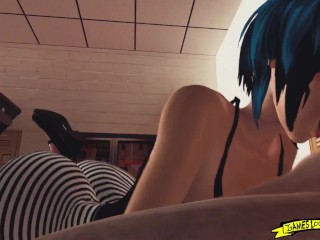 Fucking in a fetish Motel3D ANIMATION (Completeedition)
