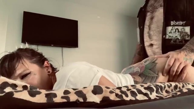 640px x 360px - Tattooed Punk Boy Fucks Tatted Punk Girl from behind after she Gets her  Clit Pierced - Pornhub.com