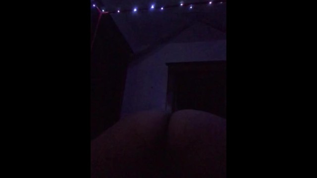 chunky girl plays with pussy in the dark loud orgasm 4