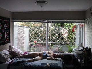 Wide-View Garden Masturbation (Ceiling Titty Wide-View Footage Without Editing)