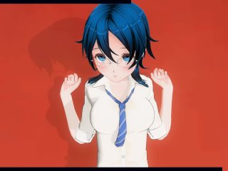 3D HENTAI Schoolgirl and_Her Wanted to Suck My Dick After_Lesbian Games