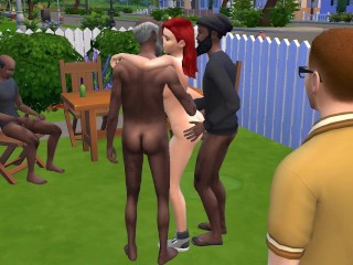 DDSims - Cuckold Loses his Wife and Home to Homeless Men - Sims_4