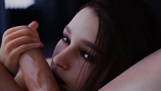 3D Anime Jill Valentine Short Porn In Resident Evil 3