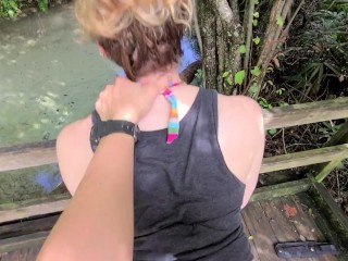 Petite Pale Blonde Fucked on_Hike