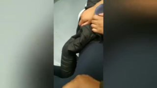 Blowjob in the subway