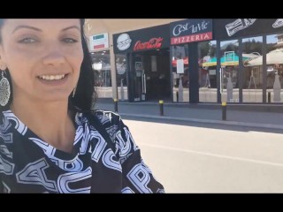 Milf Lilly naked in_public on thestreet