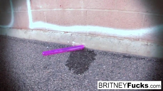 Purple Hair Pussy eater Britney Amber tastes Marie