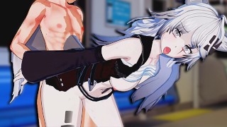 Animation LAPPLAND ARKNIGHTS POUNDED IN PUBLIC 3D HENTAI