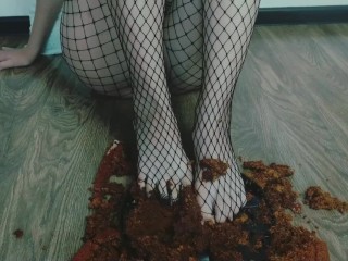 Do youwant a cake or lick my_feet?